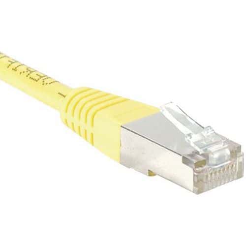 Netwerkkabel RJ45 CAT 5e F/UTP geel 0.15 m