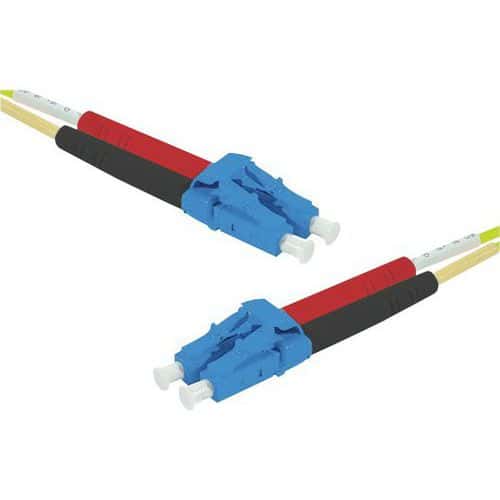 Draadbrug optisch Duplex 2 mm OS2 LC-UPC/LC-UPC geel 2 m