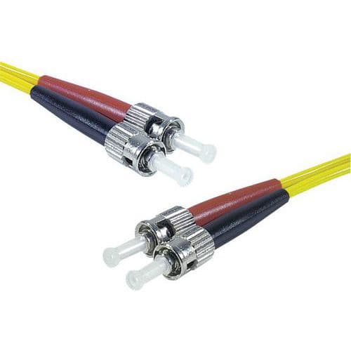 Draadbrug optisch Duplex 2 mm OS2 ST-UPC/ST-UPC geel 3 m