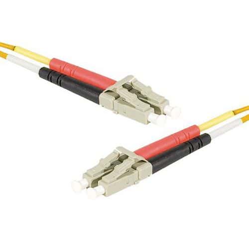 Draadbrug Duplex 2 mm OM1 LC-UPC/LC UPC oranje 1 m