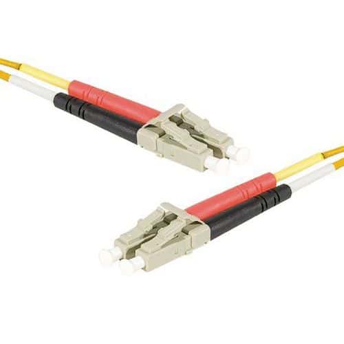 Draadbrug Duplex 2 mm OM2 LC-UPC/LC UPC oranje 1 m