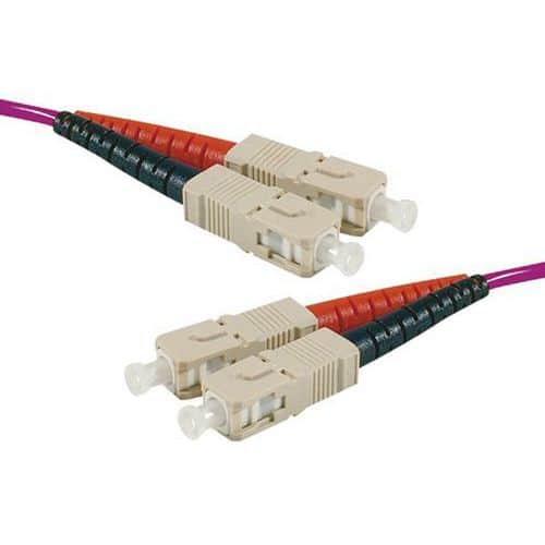 Draadbrug Duplex 2 mm OM4 SC-UPC/SC UPC erika 1 m