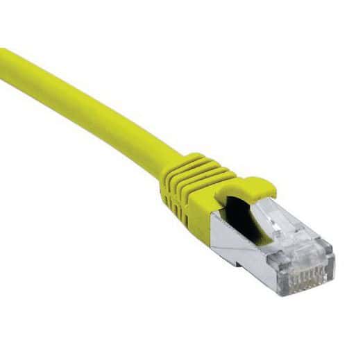 Netwerkkabel DEXLAN RJ45 op snoer CAT 7 S/FTP LSOH SNG geel 2 m