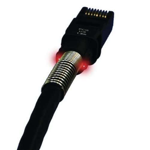 Patchkabel RJ45 CAT 6A U/FTP zwart - 3.1 m