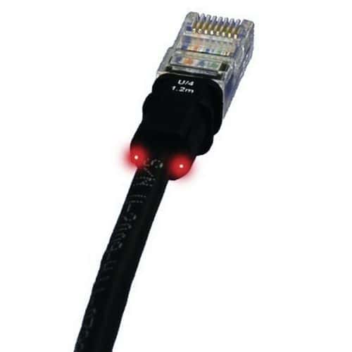 Patchkabel RJ45 CAT 5e U/UTP zwart - 2.1 m