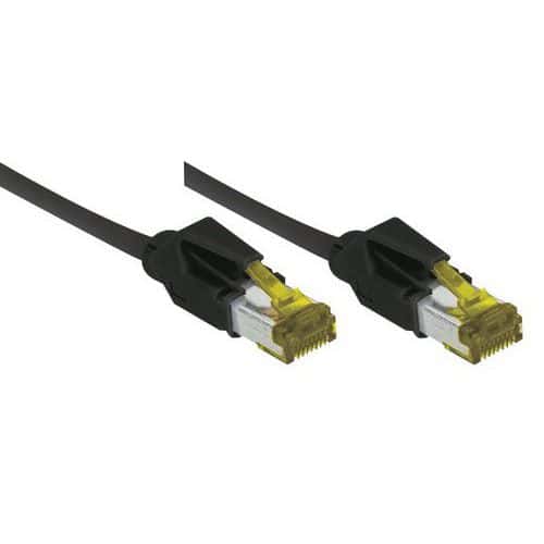 Netwerksnoer RJ45 op Kabel CAT 7 S/FTP LSOH SNG zwart 10 m