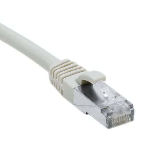 Netwerkkabel RJ45 CAT 6A F/UTP LSOH SNG grijs 0.3 m