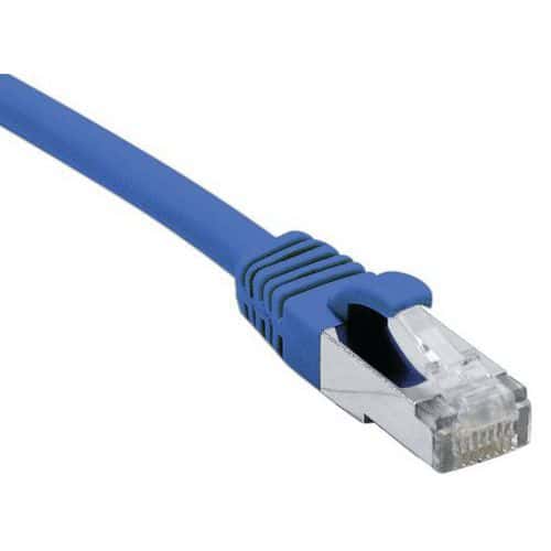 Netwerkkabel RJ45 CAT 6A F/UTP LSOH SNG blauw 10 m