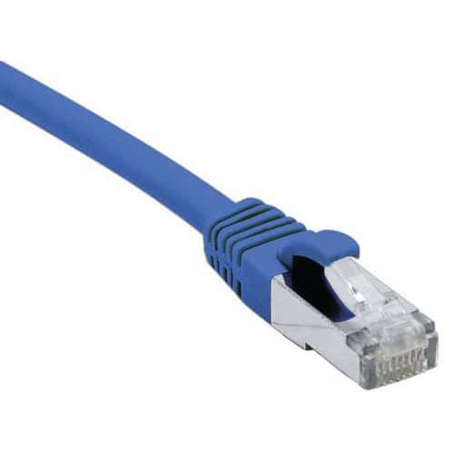 Netwerkkabel RJ45 CAT 6A F/UTP LSOH SNG blauw 20 m