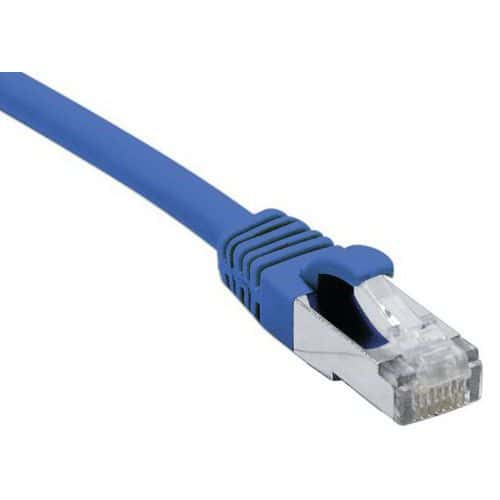 Netwerkkabel RJ45 CAT 6A F/UTP LSOH SNG blauw 3 m