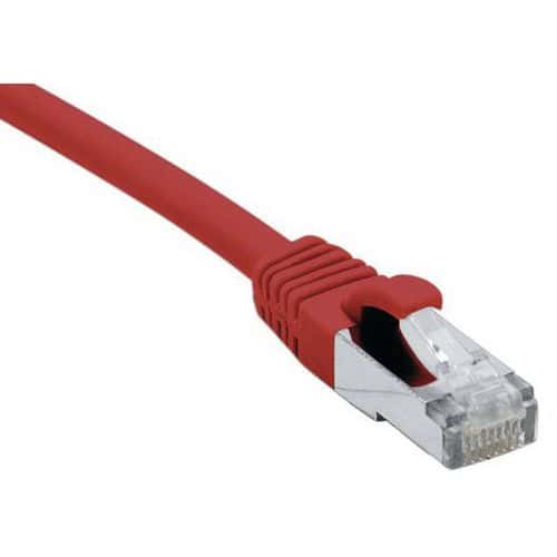 Netwerkkabel RJ45 CAT 6A F/UTP LSOH SNG rood 15 m