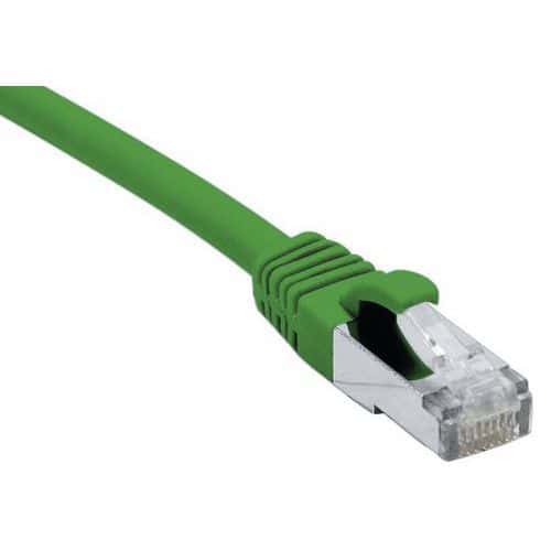 Netwerkkabel RJ45 CAT 6A F/UTP LSOH SNG groen 0.5 m