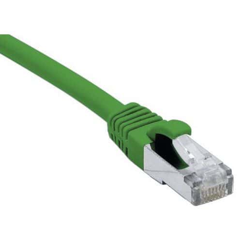 Netwerkkabel RJ45 CAT 6A F/UTP LSOH SNG groen 5 m