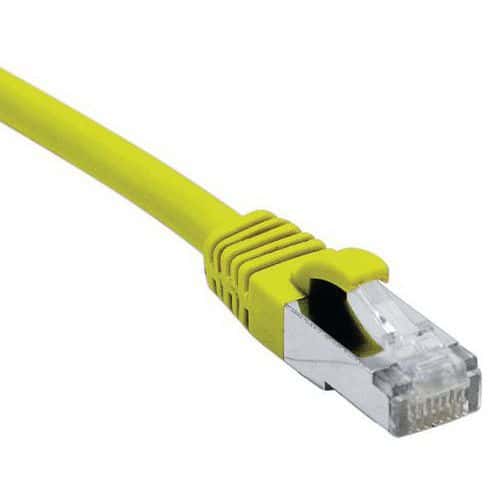 Netwerkkabel RJ45 CAT 6A F/UTP LSOH SNG geel 2 m