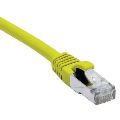 Netwerkkabel RJ45 CAT 6A F/UTP LSOH SNG geel 20 m