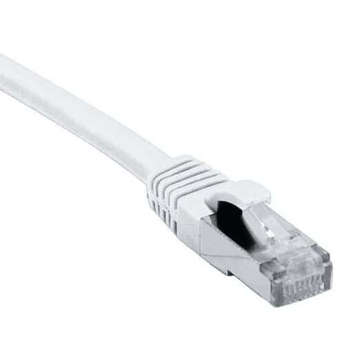 Netwerkkabel RJ45 CAT 6A F/UTP LSOH SNG wit 0.5 m