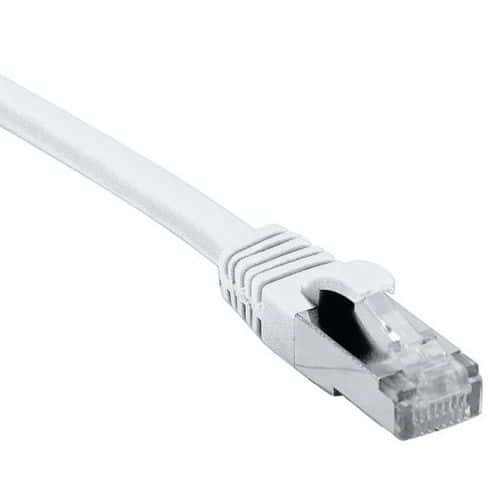 Netwerkkabel RJ45 CAT 6A F/UTP LSOH SNG wit 2 m