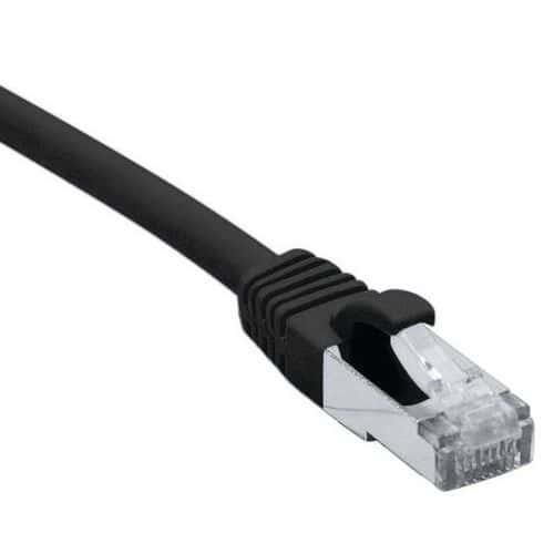 Netwerkkabel RJ45 CAT 6A F/UTP LSOH SNG zwart 10 m