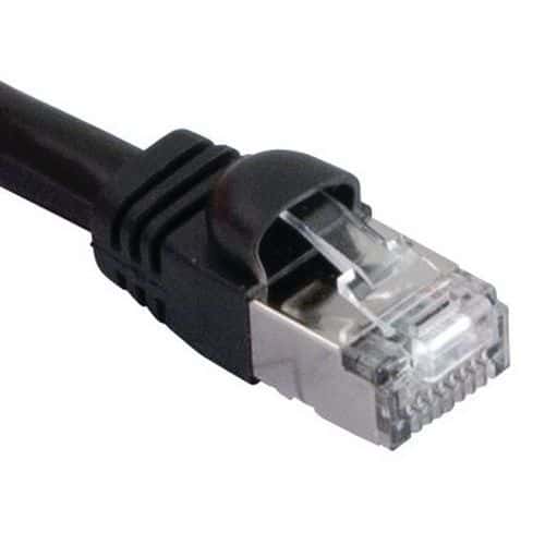 Netwerkkabel RJ45 VoIP CAT 6 S/FTP zwart 6 m