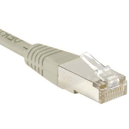 Netwerkkabel RJ45 CAT 6 F/UTP grijs 0.3 m