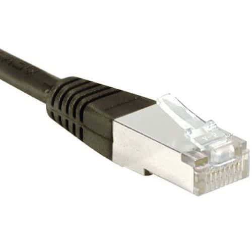 Netwerkkabel RJ45 CAT 6 F/UTP zwart 0.3 m