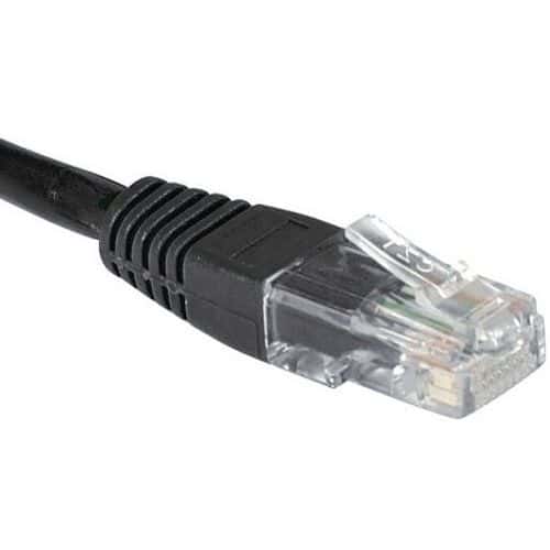 Netwerkkabel RJ45 CAT 5E U/UTP zwart 5 m