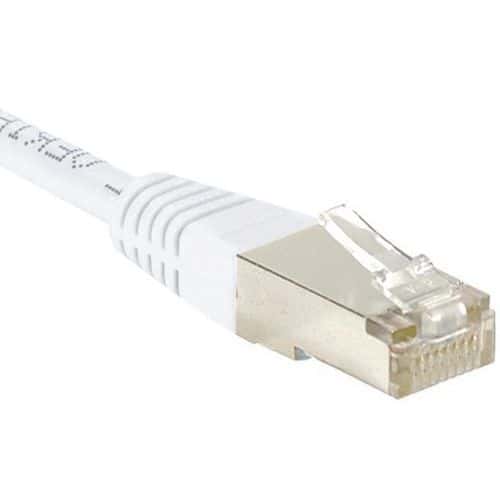 Netwerkkabel RJ45 CAT 5E F/UTP wit 2 m