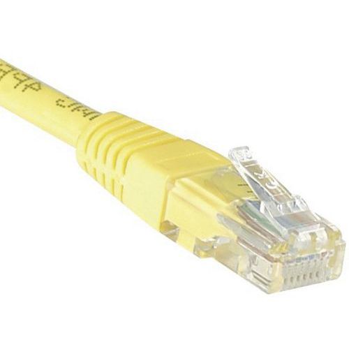 Netwerkkabel RJ45 CAT 6 U/UTP geel 0.3 m