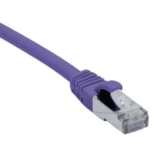 Netwerkkabel RJ45 CAT 6A F/UTP LSOH SNG paars 1 m