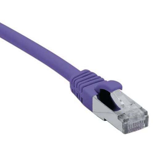 Netwerkkabel RJ45 CAT 6A F/UTP LSOH SNG paars 1.5 m