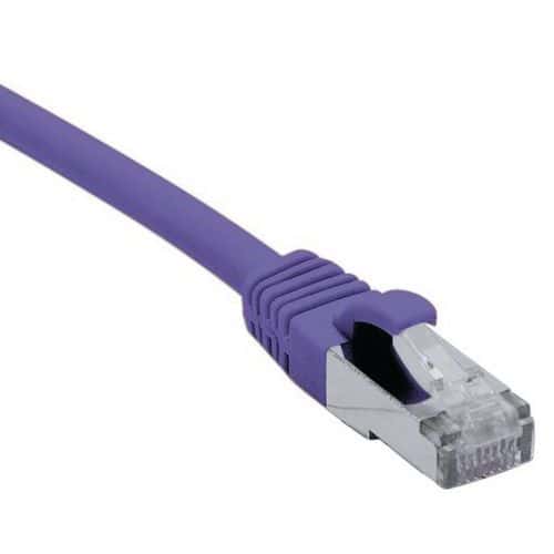 Netwerkkabel RJ45 CAT 6A F/UTP LSOH SNG paars 2 m