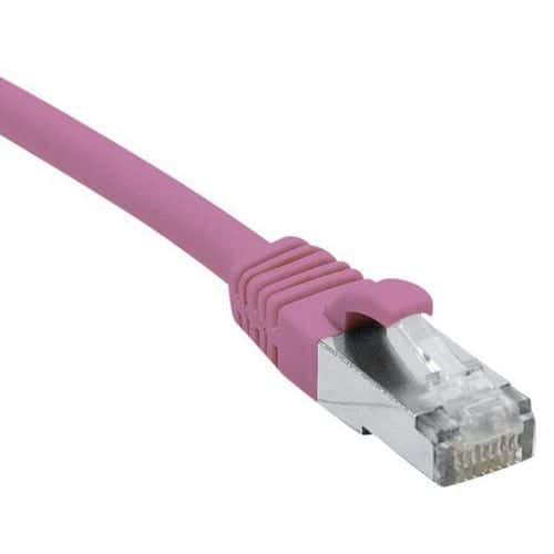 Netwerkkabel RJ45 CAT 6A F/UTP LSOH SNG roze 2 m