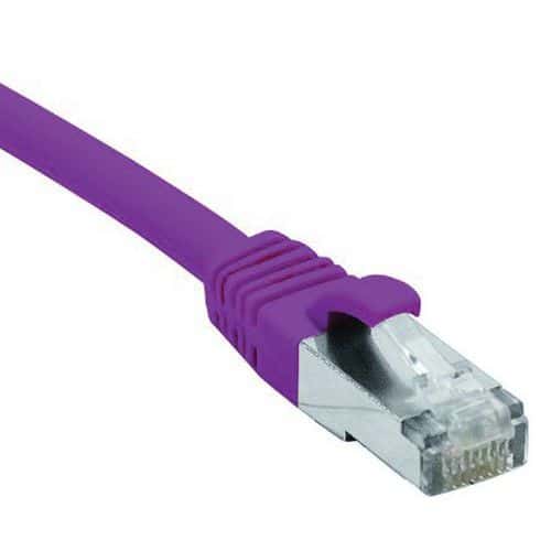 Netwerkkabel RJ45 CAT 6 F/UTP LSOH SNG paars 20 m