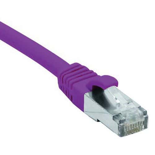 Netwerkkabel RJ45 CAT 6 F/UTP LSOH SNG paars 25 m