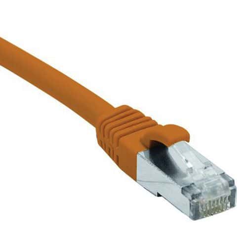 Netwerkkabel RJ45 CAT 6 F/UTP LSOH SNG oranje 3 m