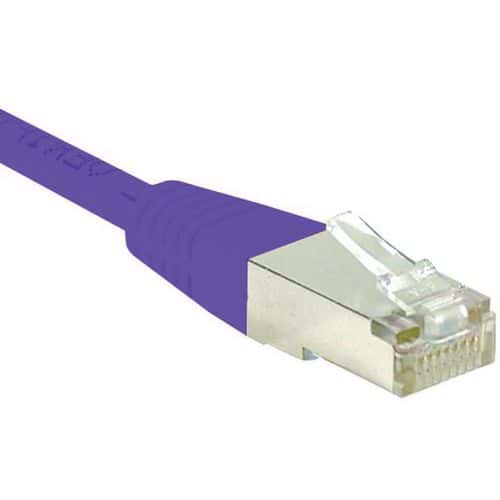 Netwerkkabel RJ45 CAT 6 S/FTP paars 15 m