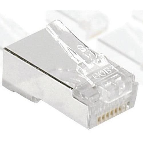 Connector CAT 6 8P8C RJ45 UTP voor eenaderig kabel