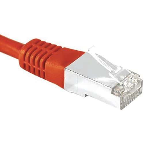 Netwerkkabel RJ45 DEXLAN CAT 6 S/FTP rood 0.5 m