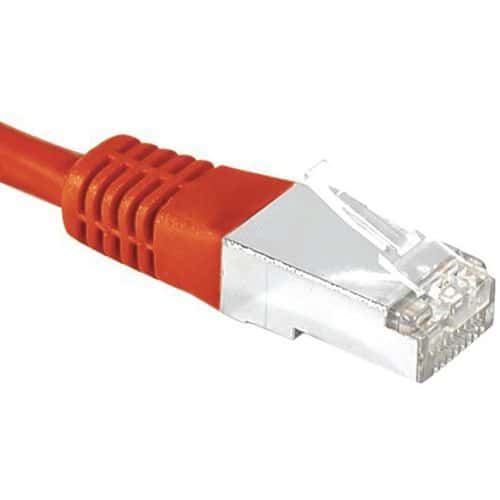 Netwerkkabel RJ45 DEXLAN CAT 6 S/FTP rood 5 m