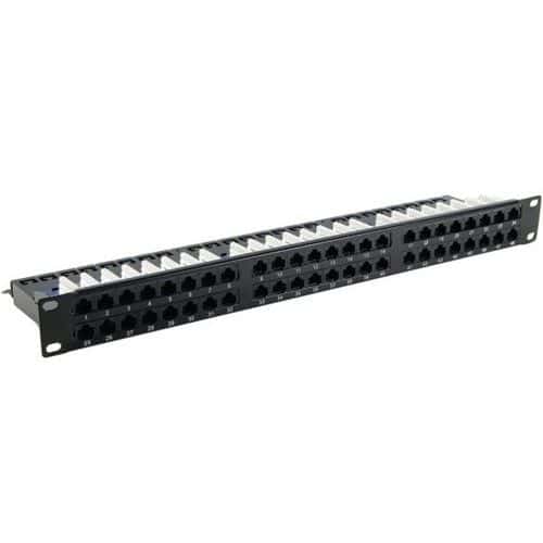 Patchpanel 19 INCH 1U 48 Poorten CAT 6 UTP