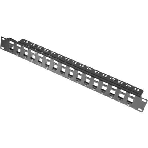 Patchpanel 19 INCH 16 poorten UTP voor Keystone