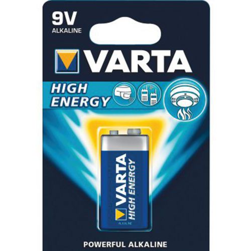 Alkalinebatterijen VARTA 4922121411 6LR61 / E