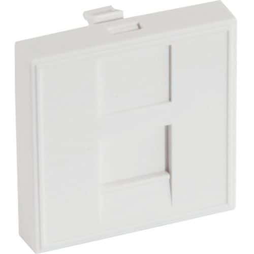 Wandplaat DEXLAN voor 1 x RJ45 keystone- 45 x 45 mm