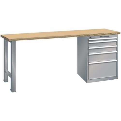 Werkbank 27x27E (bxdxh) 1500x700x840 mm - lista