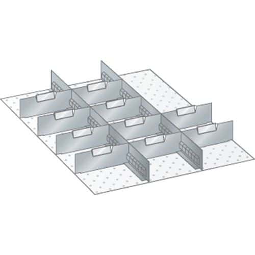 Set-indelingsmateriaal 27x36E (bxdxh) 459x612x50 mm - lista