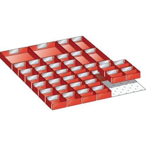 Set-indelingsmateriaal 27x36E (bxdxh) 459x612x50 mm - lista