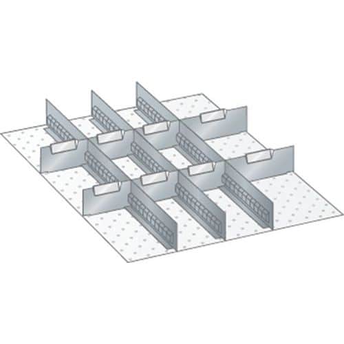 Set-indelingsmateriaal 27x36E (bxdxh) 459x612x150 mm - Lista