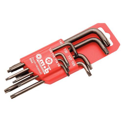 Set binnenzeskantsleutels Tamper Torx®