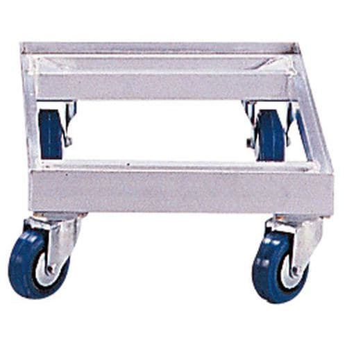 Aluminium dolly - Voor Eurobakken - Draagkracht 350 kg