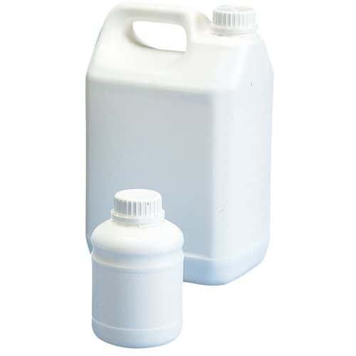 Fles van HDPE met schroefdop - 500 tot 5000 ml